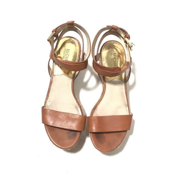 Michael Kors Tan PlatformSandals - Picture 1 of 5